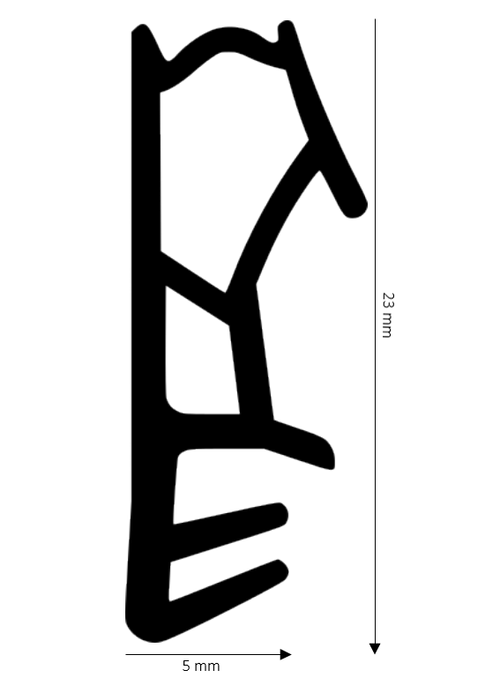 Dichtung für Holzelemente DH RF 4