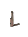 Siegenia Eckband, 80 x 40 x 11 mm, 1 Montagezapfen 2,5 mm