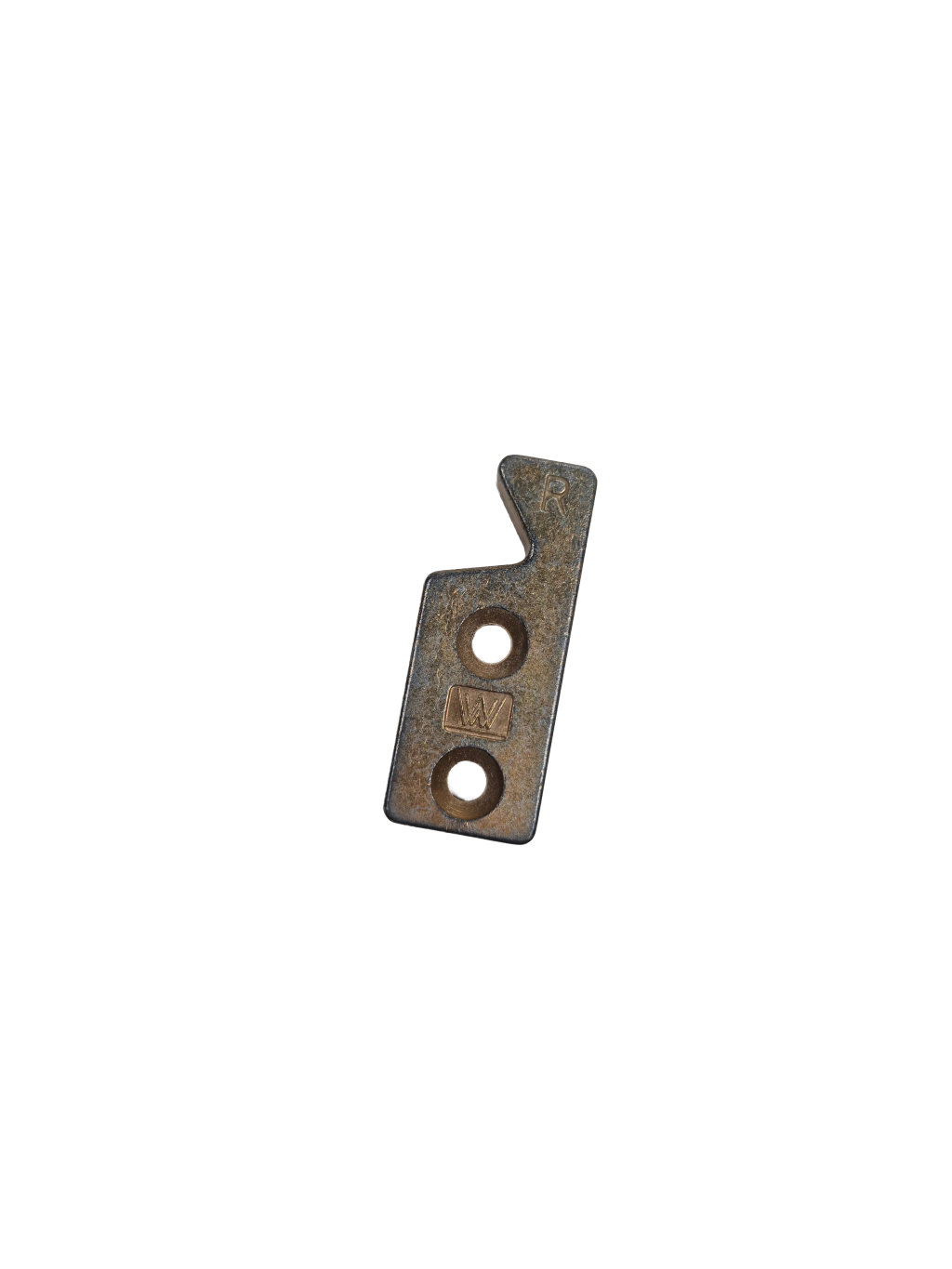 Weidtmann locking piece F97J, gold, new - 44x18x8/11mm, DIN: right