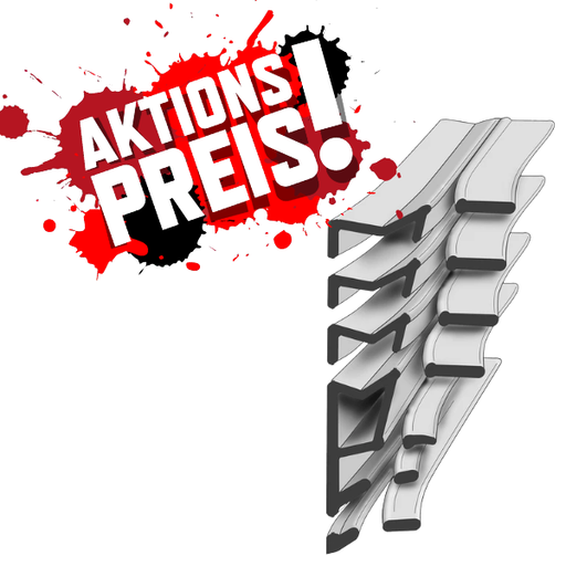 ELLEN Renovierungsdichtung Flügelfalzdichtung 6308AC für Holzfenster und -türen