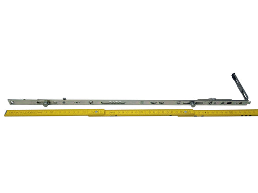 Siegenia-AUBI Mittelverschluss unten, 2 Pilzzapfen, Serie TEUL, 560 x 105 mm
