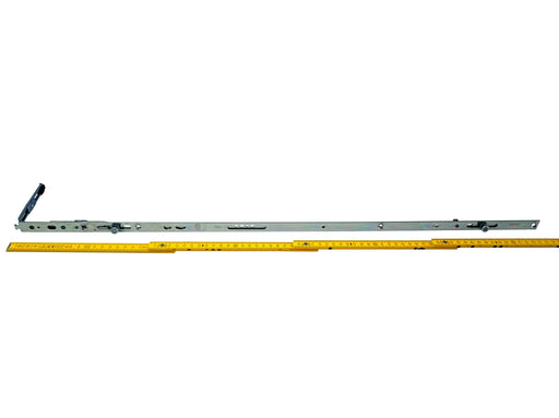 Siegenia Mittelverschluss / Kipp-Eckumlenkung, 2 Pilzzapfen, 760 mm