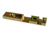 Kippschließstück / Kippschließblech passend für Roto Centro 6482354800, 90x17mm, gold, , Dichtungsmax® Qualitätsnachbau in Industriequalität