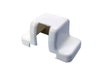 AUBI Abdeckkappe EK201, für Ecklager A200, 42x19x18mm, weiß
