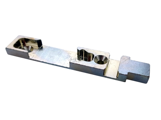 Kippschließstück / Kippschließblech passend für Siegenia 800-2 TL, 115 x 18 x 8 mm, silber, Dichtungsmax® Qualitätsnachbau in Industriequalität