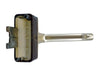 Roto Fenstergriff, 2 diagonale Befestigungszapfen, gold