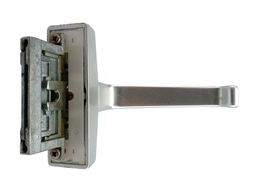 Schlechterdahl window handle WWS, with mishandling lock, silver