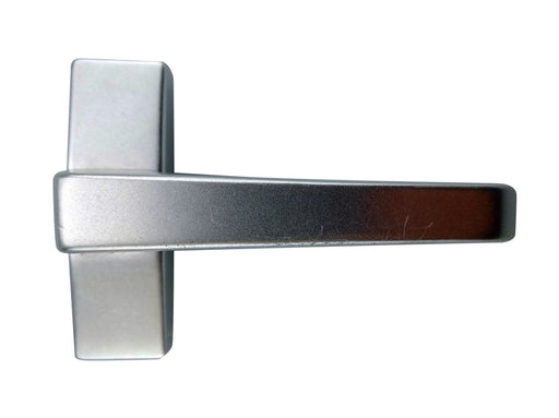 Schlechterdahl window handle WWS, with mishandling lock, silver
