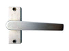 Geze Fenstergriff, DIN links/rechts, 2 Gehäusebohrungen, silber