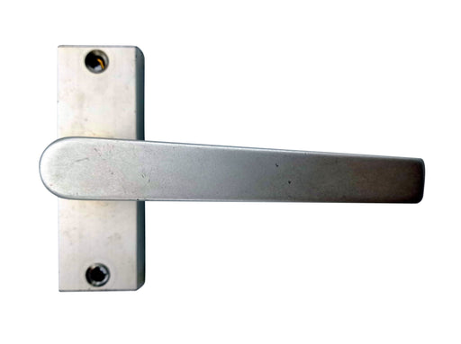 Geze window handle, DIN left/right, 2 housing holes, silver